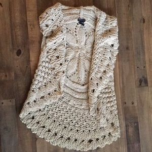 Groovy crocheted vest.